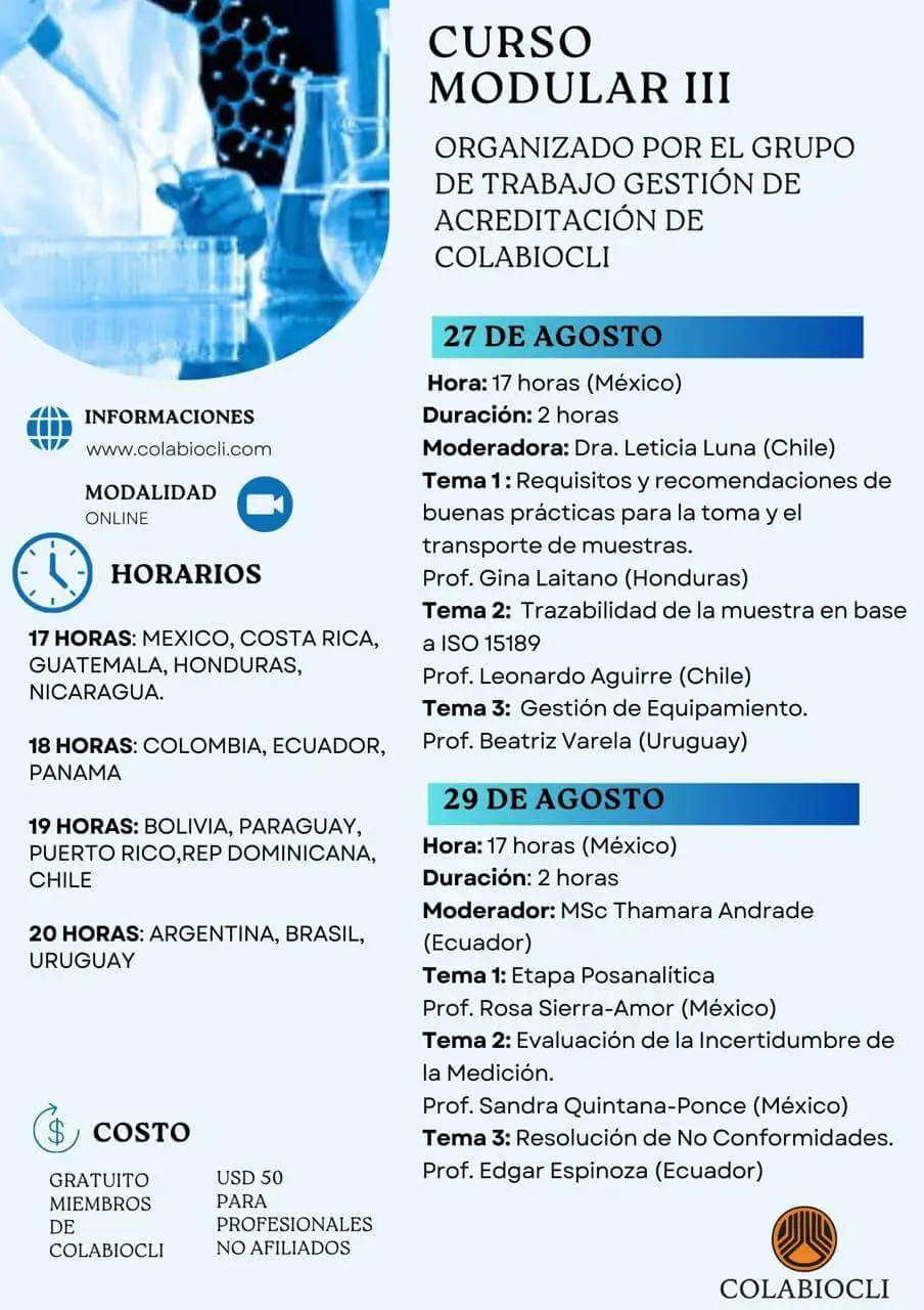 Curso Modular III – Grupo de Gestión de Acreditación