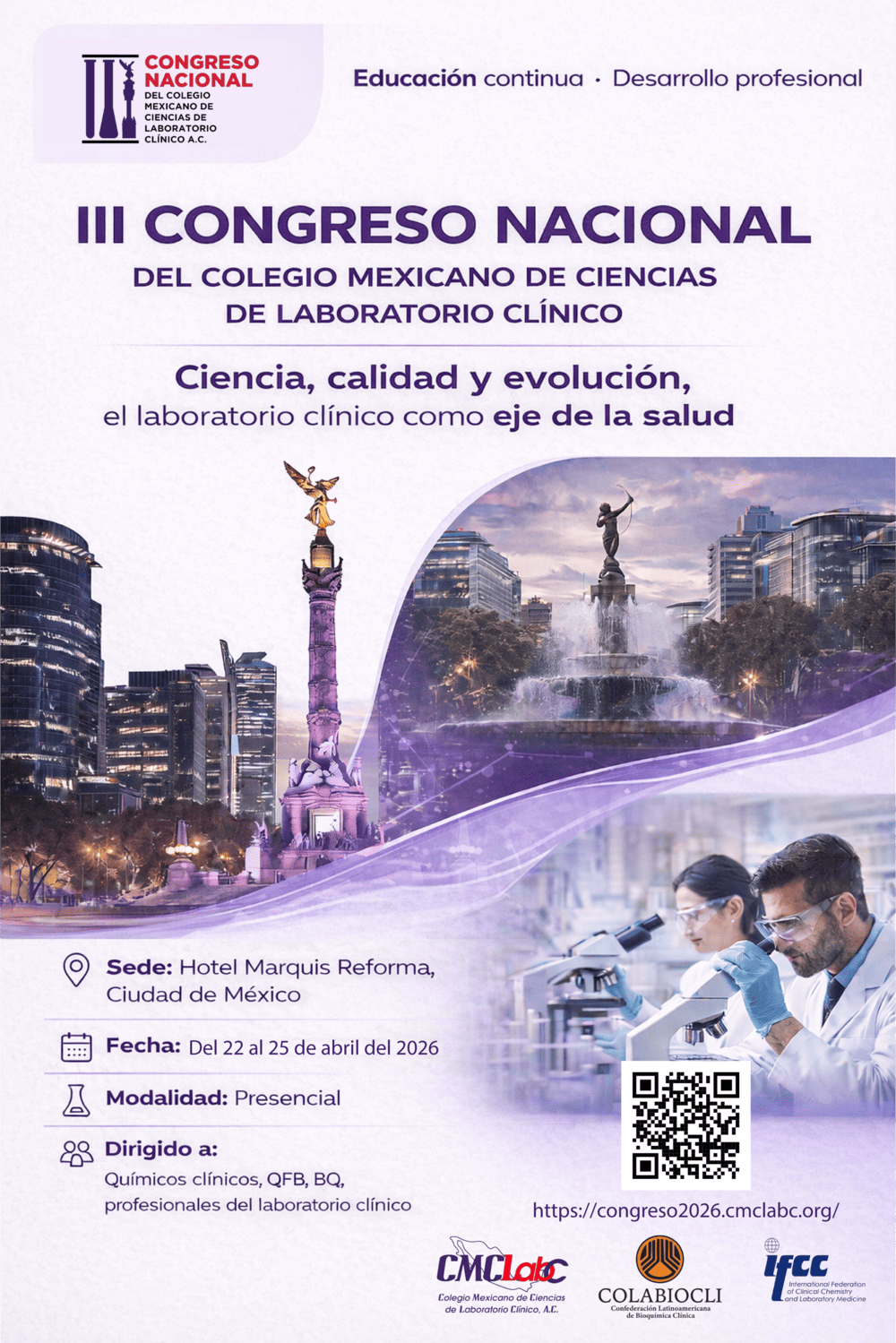 III Congreso Nacional del Colegio Mexicano de Ciencias de Laboratorio Clínico A.C.